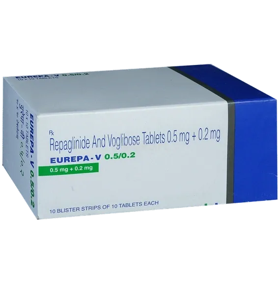 eurepa v 0.5/0.2mg tablet 10's